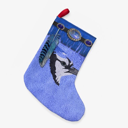 Native Spirit "Blue Jay" kerststop Kleine Kerstsok (Voorkant (Hangend))