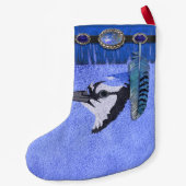 Native Spirit "Blue Jay" kerststop Kleine Kerstsok (Achterkant)