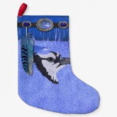 Native Spirit "Blue Jay" kerststop Kleine Kerstsok (Voorkant)
