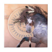 Native Spirit I Art Tile Tegeltje (Voorkant)