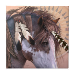 Native Spirit II Art Tile Tegeltje