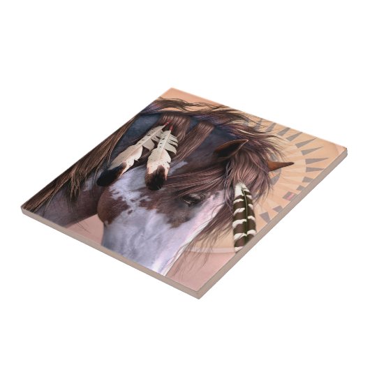 Native Spirit II Art Tile Tegeltje (Zijkant)