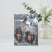 Native Spirit in Alaska Briefkaart (Staand voorkant)