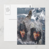 Native Spirit in Alaska Briefkaart (Voorkant / Achterkant)
