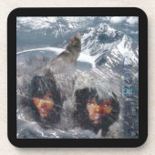 Native Spirit in Alaska Drankjes Onderzetter (Voorkant)