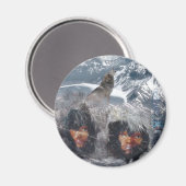 Native Spirit in Alaska Magneet (Voorkant / Achterkant)