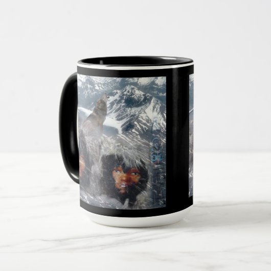 Native Spirit in Alaska Mok (Voorkant links)