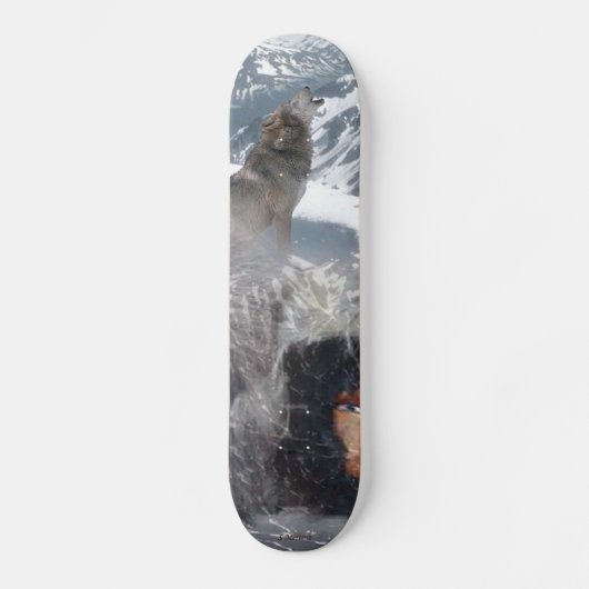 Native Spirit in Alaska Skateboard (Voorkant)