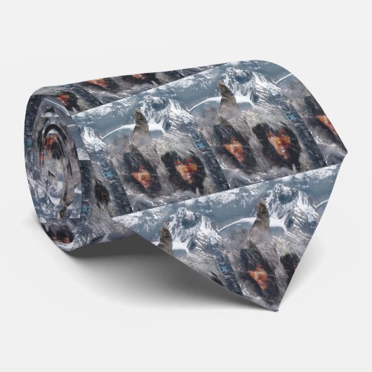 Native Spirit in Alaska Stropdas (Opgerold)