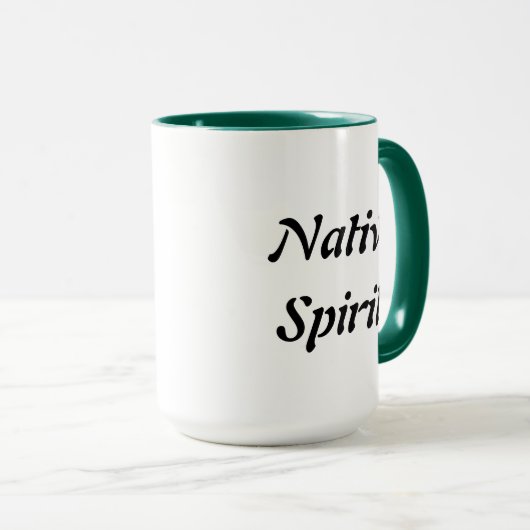 "Native Spirit" original art Mug Mok (Voorkant rechts)