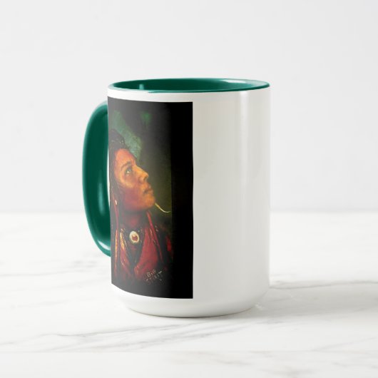 "Native Spirit" original art Mug Mok (Voorkant links)