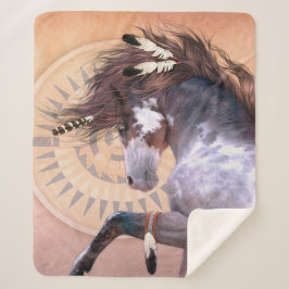 Native Spirit Sherpa Blanket Sherpa Deken