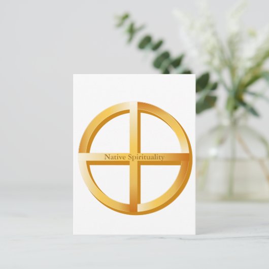 Native Spiritualiteit 5.6" x 4.25" Briefkaart (Staand voorkant)