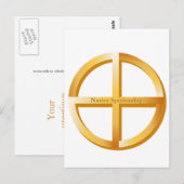 Native Spiritualiteit 5.6" x 4.25" Briefkaart (Voorkant / Achterkant)