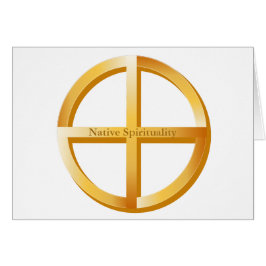 Native Spiritualiteit 5" x 7" Wenskaart
