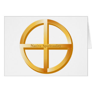Native Spiritualiteit 5" x 7" Wenskaart