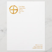 Native Spiritualiteit 8.5" x 11" Custom Briefhoofd (Voorkant)