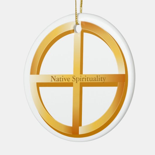 Native spiritualiteit keramisch ornament (Links)
