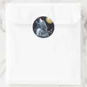 Native spiritualiteit ronde sticker (Tas)