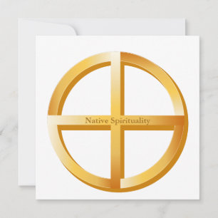Native Spirituality 5,25" x 5,25" Flat Kaart