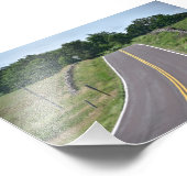 Native Stone Schilderachtig Byway, Kansas Foto Afdruk (Hoek)