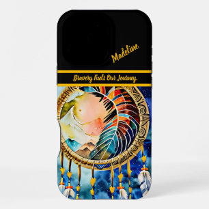 Native Storyteller Firestarter: Tribal Art iPhone 16 Pro Max Hoesje