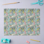 Native Struik Blooms Summer Blue Tissuepapier (Craft)