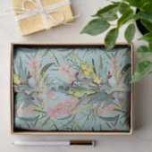 Native Struik Blooms Summer Blue Tissuepapier (Geschenk)