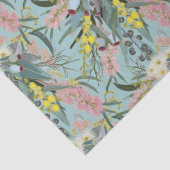 Native Struik Blooms Summer Blue Tissuepapier (Detail)