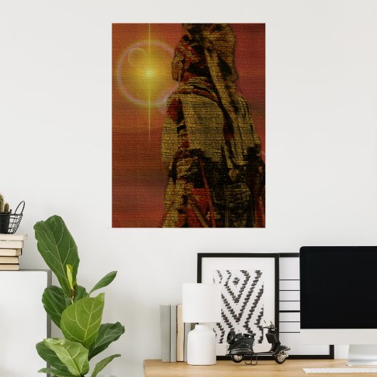 Native Sun Art poster (Thuiskantoor)