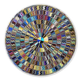 Native Sun Swirl Ceramic Knob Keramische Knop