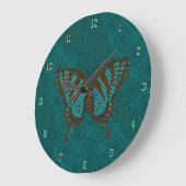 Native Swallowtail Clock Grote Klok (Hoek)