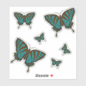 Native Swallowtail Contour Sticker (Vel)