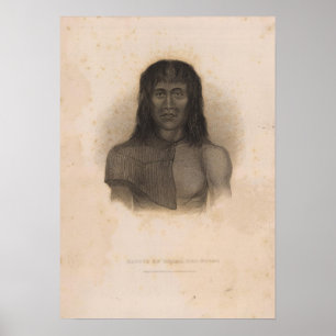 Native, Terra del Fuego, Argentinië en Chili Poster