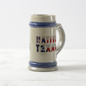 Native Texan Flag Bierpul (Voorkant rechts)