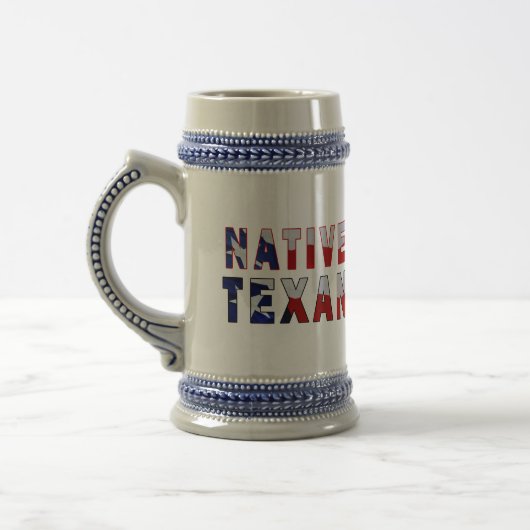 Native Texan Flag Bierpul (Links)