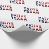 Native Texan Flag Cadeaupapier (Hoek)