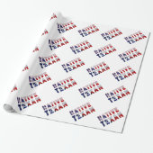 Native Texan Flag Cadeaupapier (Uitgerold)