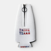 Native Texan Flag Flesjeskoeler (Achterkant)