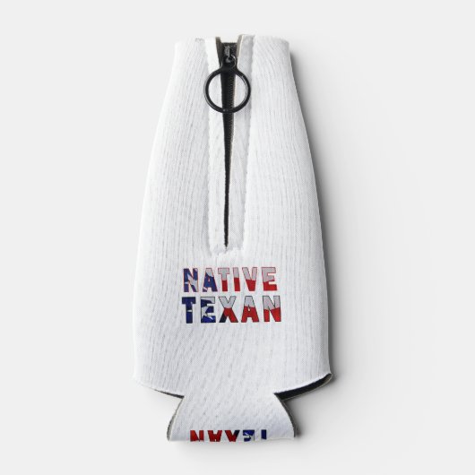 Native Texan Flag Flesjeskoeler (Achterkant)