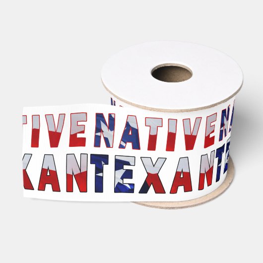Native Texan Flag Grosgrain Lint (Spoel)