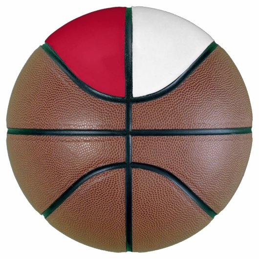 Native Texan Flag Map Basketbal (Rechts)