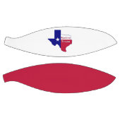 Native Texan Flag Map Basketbal (Panelen)