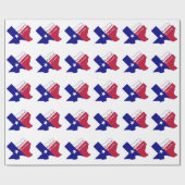 Native Texan Flag Map Cadeaupapier (Vlak)