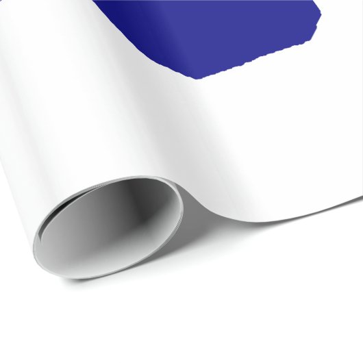 Native Texan Flag Map Cadeaupapier (Rol Hoek)