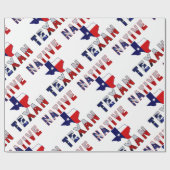Native Texan Flag Map Cadeaupapier (Vlak)