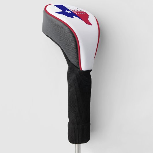 Native Texan Flag Map Golfheadcover (Schuin)