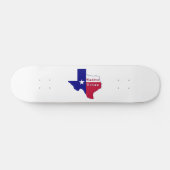 Native Texan Flag Map Persoonlijk Skateboard (Horizontaal)