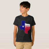Native Texan Flag Map T-shirt (Voorkant volledig)