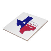 Native Texan Flag Map Tegeltje (Zijkant)